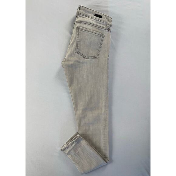 KUT From The Kloth Mia Toothpick Skinny Stretch Jeans. Light Gray, Size 2. GUC! - Picture 1 of 9